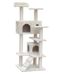 i.Pet Cat Tree Scratching Post Scratcher Tower Condo House Furniture Wood