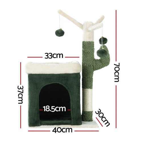 i.Pet Cat Tree Tower Scratching Post Scratcher Wood Condo Bed House Toys