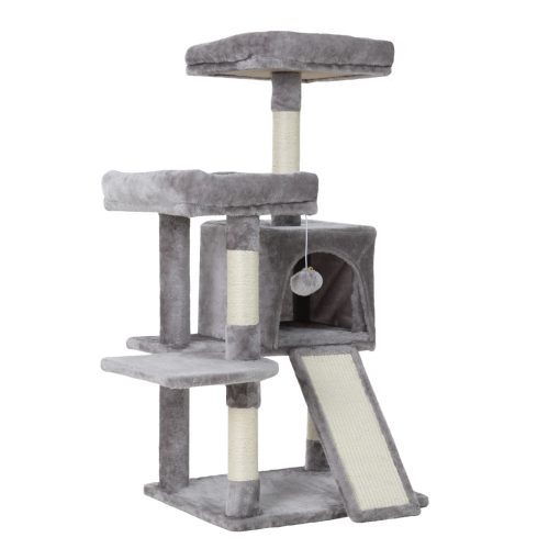 i.Pet Cat Tree Tower Scratching Post Scratcher Wood Condo House Bed Trees