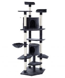 i.Pet Cat Tree 203cm Trees Scratching Post Scratcher Tower Condo House Furniture Wood