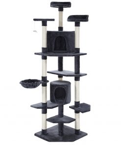 i.Pet Cat Tree 203cm Trees Scratching Post Scratcher Tower Condo House Furniture Wood