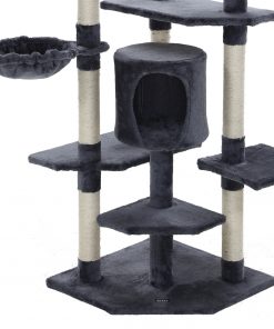 i.Pet Cat Tree 203cm Trees Scratching Post Scratcher Tower Condo House Furniture Wood