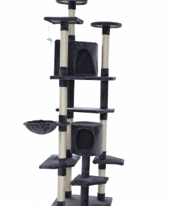 i.Pet Cat Tree 203cm Trees Scratching Post Scratcher Tower Condo House Furniture Wood