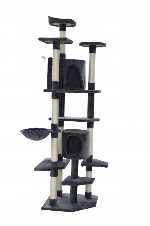 i.Pet Cat Tree 203cm Trees Scratching Post Scratcher Tower Condo House Furniture Wood