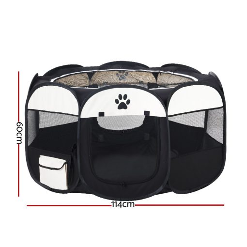 i.Pet Pet Dog Playpen Enclosure Crate 8 Panel Play Pen Tent Bag Fence Puppy