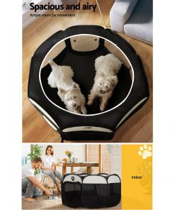 i.Pet Pet Dog Playpen Enclosure Crate 8 Panel Play Pen Tent Bag Fence Puppy