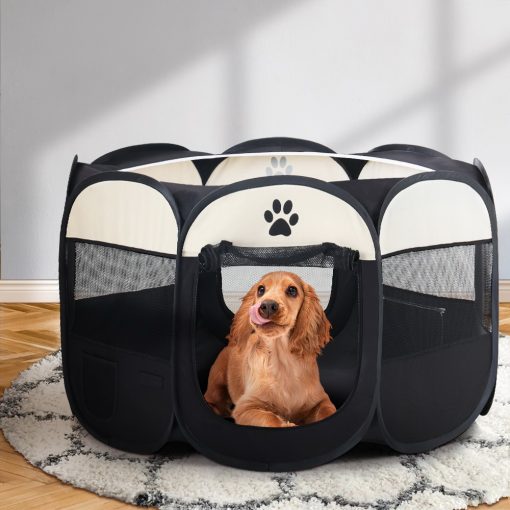 i.Pet Pet Dog Playpen Enclosure Crate 8 Panel Play Pen Tent Bag Fence Puppy