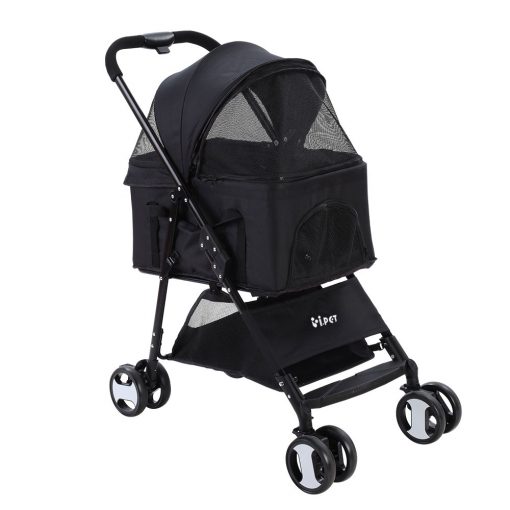 i.Pet Pet Stroller Dog Carrier Foldable Pram 3 IN 1 Middle Size