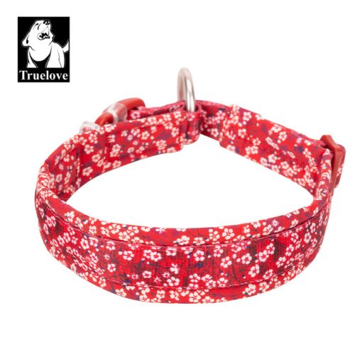 Floral Collar - 2 Colors (Red & Saxony Blue)