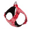 Floral Doggy Harness - 2 Colors (Red & Saxony Blue)