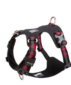 Lightweight 3M reflective Harness - Black - 6 Sizes