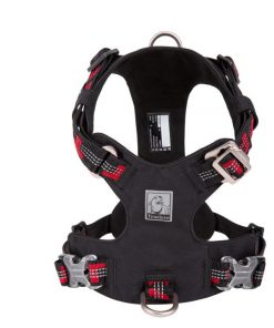 Lightweight 3M reflective Harness - Black - 6 Sizes