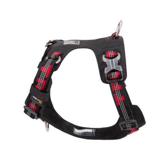 Lightweight 3M reflective Harness - Black - 6 Sizes