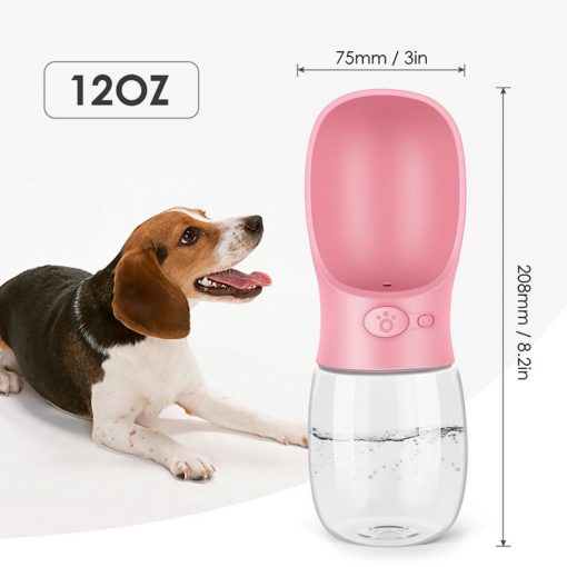 Pet Travel Water Bottle Portable Dogs rinking Feeder Leak-Proof Dispenser