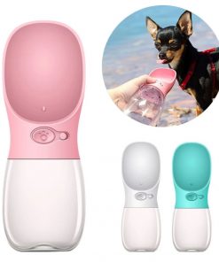 Pet Travel Water Bottle Portable Dogs rinking Feeder Leak-Proof Dispenser