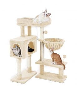 Floofi 97cm Adjustable Base Plush Cat Tree