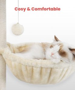 Floofi 97cm Adjustable Base Plush Cat Tree