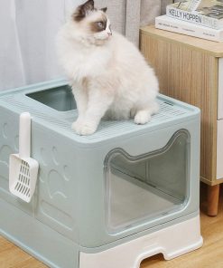 Floofi Foldable Litter Box (Blue, Pink, Grey)