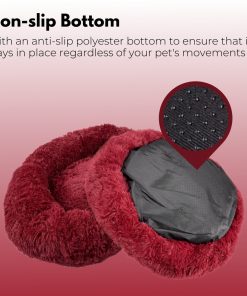 Floofi Pet Bed (4 Colors - Brown, Grey, Light Grey, Rose Gold)