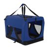 Paw Mate Blue Portable Soft Dog Cage Crate Carrier