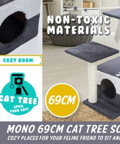 Paw Mate Cat Tree Mono Multi Level Scratcher