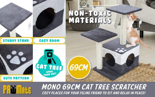 Paw Mate Cat Tree Mono Multi Level Scratcher