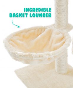 Paw Mate Beige Cat Tree Atacama Multi Level Scratcher