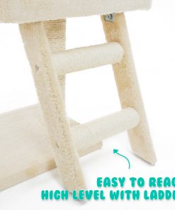 Paw Mate Beige Cat Tree Atacama Multi Level Scratcher