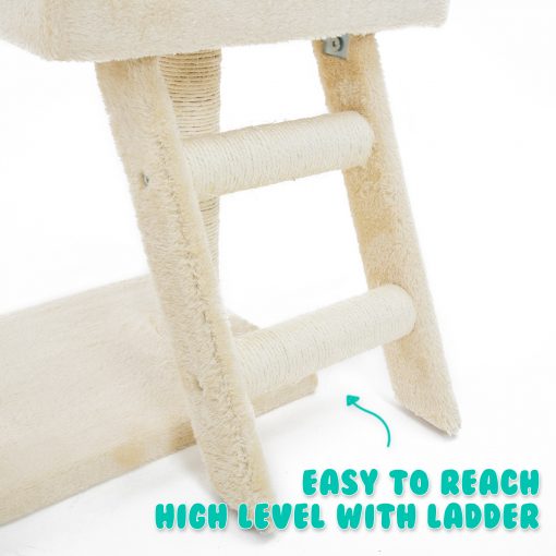 Paw Mate Beige Cat Tree Atacama Multi Level Scratcher