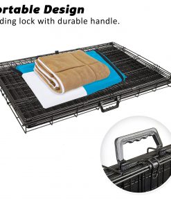 Paw Mate Wire Dog Cage Crate 24in with Tray + Cushion Mat + Cover Combo