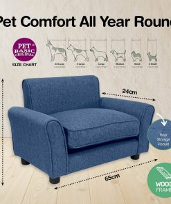 Pet Basic Pet Chair Bed Stylish Luxurious Sturdy Washable Fabric