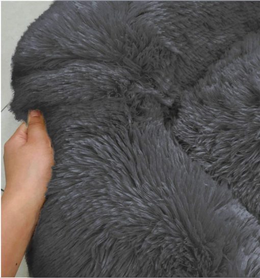 Soft Dog Bed Round Washable Plush Pet Kennel Cat Bed Mat Sofa - 3 Sizes