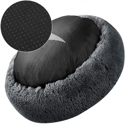 Soft Dog Bed Round Washable Plush Pet Kennel Cat Bed Mat Sofa - 3 Sizes