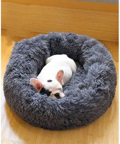 Soft Dog Bed Round Washable Plush Pet Kennel Cat Bed Mat Sofa - 3 Sizes