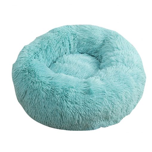 Pet Dog Bedding Warm Plush Round Comfortable Nest Comfy Sleep Kennel