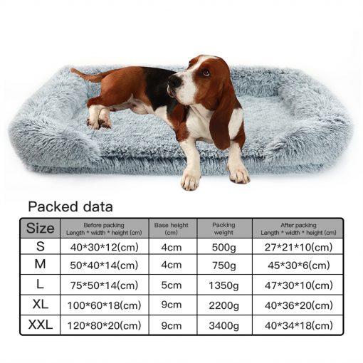 Pet Dog Comfort Bed Plush Bed Comfortable Nest Removable Cleaning Kennel