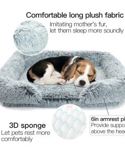 Pet Dog Comfort Bed Plush Bed Comfortable Nest Removable Cleaning Kennel