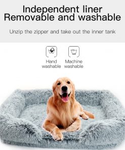 Pet Dog Comfort Bed Plush Bed Comfortable Nest Removable Cleaning Kennel