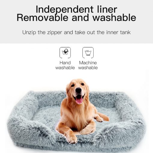 Pet Dog Comfort Bed Plush Bed Comfortable Nest Removable Cleaning Kennel