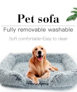 Pet Dog Comfort Bed Plush Bed Comfortable Nest Removable Cleaning Kennel