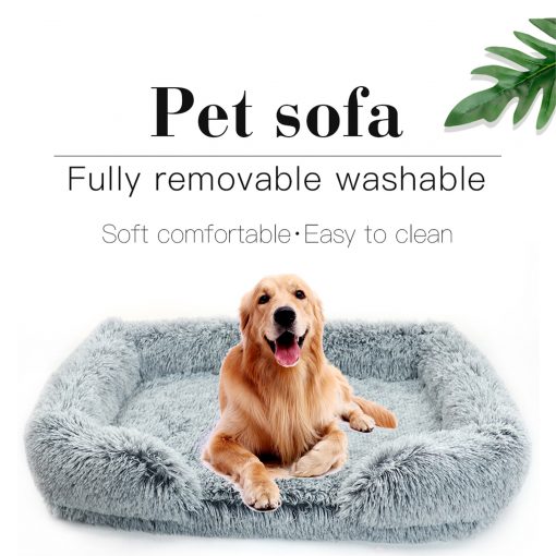 Pet Dog Comfort Bed Plush Bed Comfortable Nest Removable Cleaning Kennel