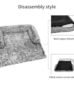 Kids Pet Sofa Bed Dog Cat Calming Waterproof Sofa Cover Protector Slipcovers