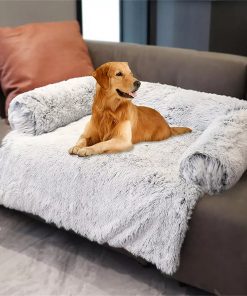 Kids Pet Sofa Bed Dog Cat Calming Waterproof Sofa Cover Protector Slipcovers